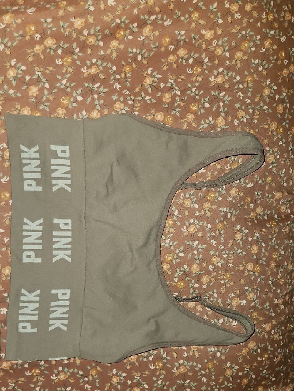 PINK Taupe Seamless Sports Bra & Leggings Set - Picture 3 of 6